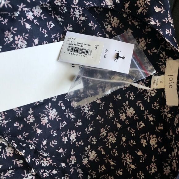 Joie Galani Balloon Sleeve Floral Midi Dress - Picture 10 of 10